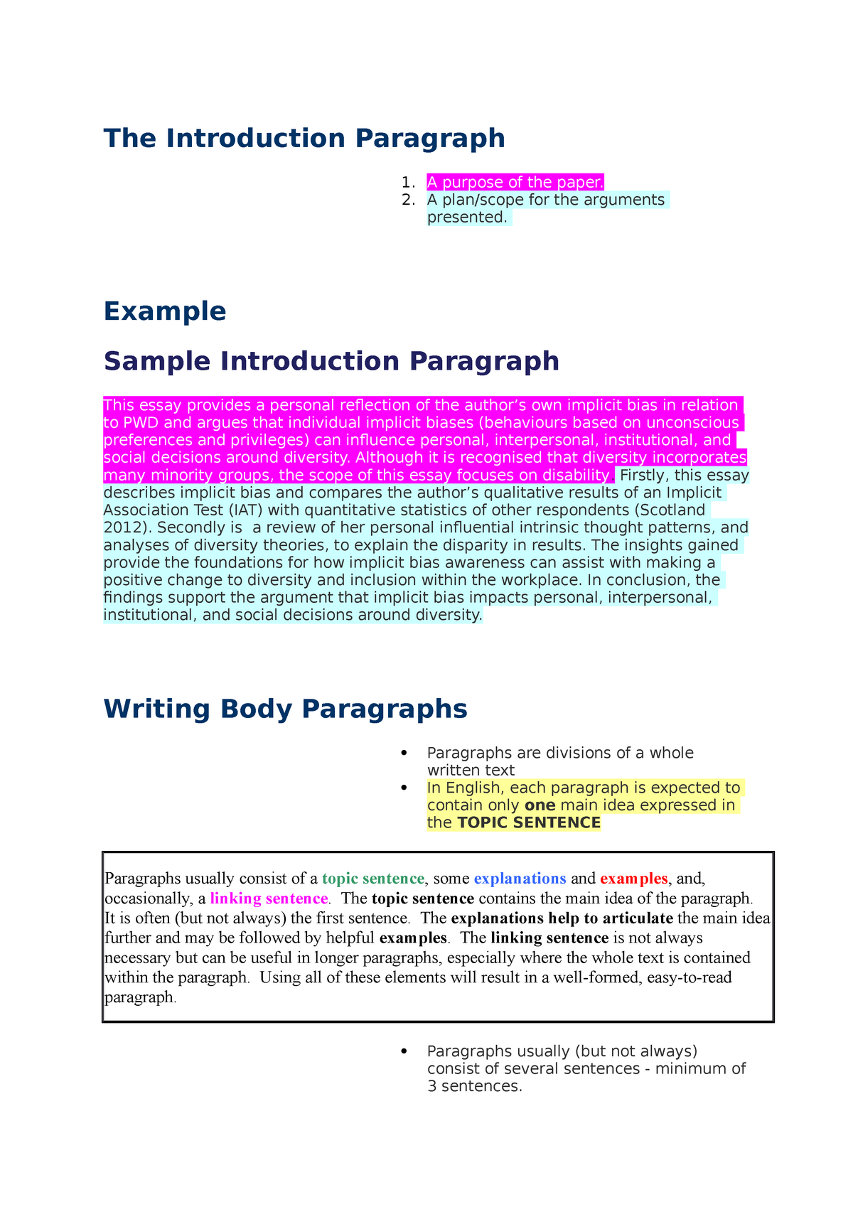 Guide to writing essay for Introduction to Management BUSM 4192 - The ...