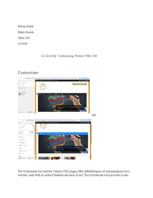 Assignment 5-1 - NONE - Neven Nofel Erika Goines GRA 354 6/9/ 5-1 ...