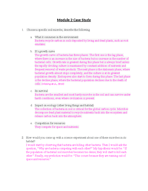 Module 1 Case Study Worksheet - Module 1 Case Study Part One: 1 ...