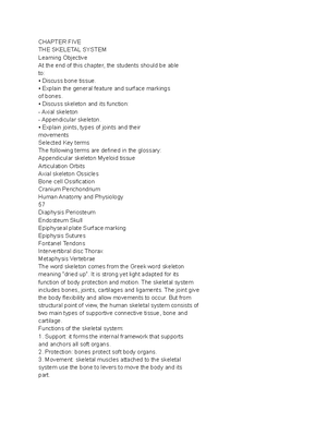 Anatomy notes 6-2 - Table 5 Description and function of Cranial Bones ...