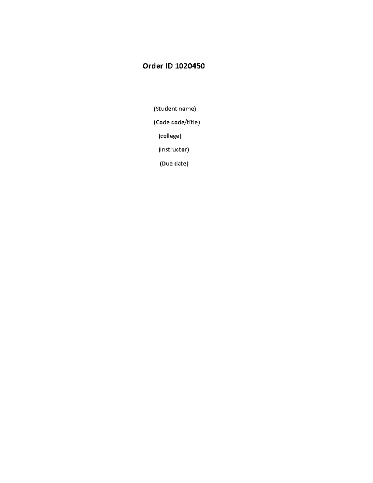 Order ID 1020450 - LECTURE NOTES - Order ID 1020450 (Student name ...
