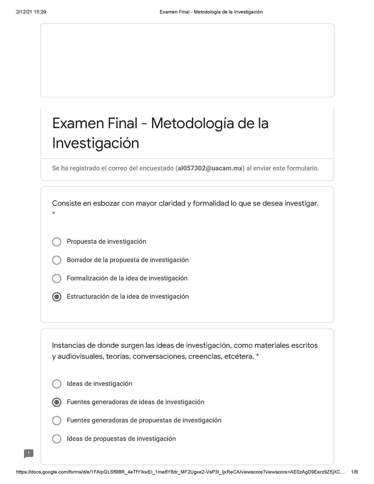 553509777 Examen Final Metodologia De La Investigacion - Propuesta De ...