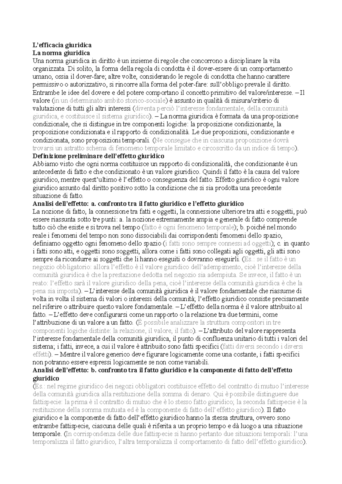 L'efficacia Giuridica - L’efficacia Giuridica La Norma Giuridica Una ...