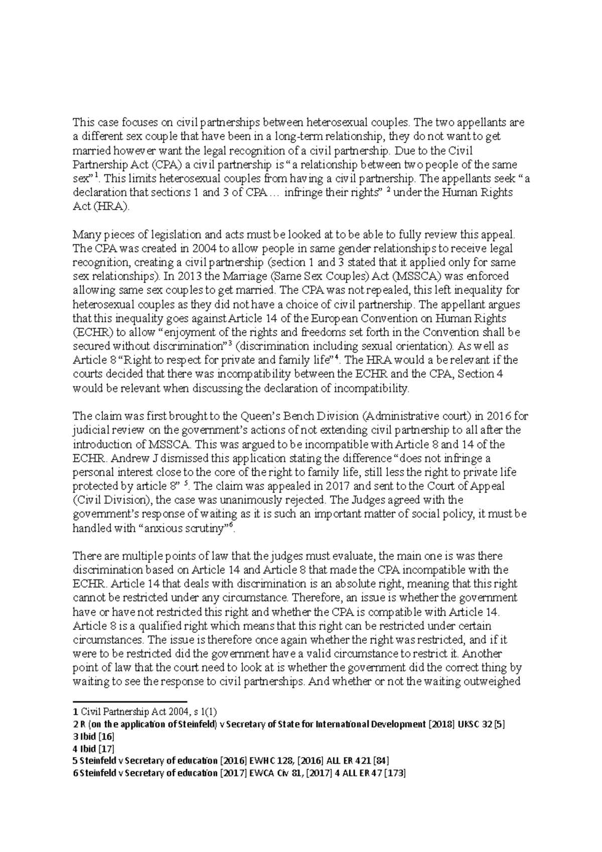 Assessment on constitutional law This case focuses on civil