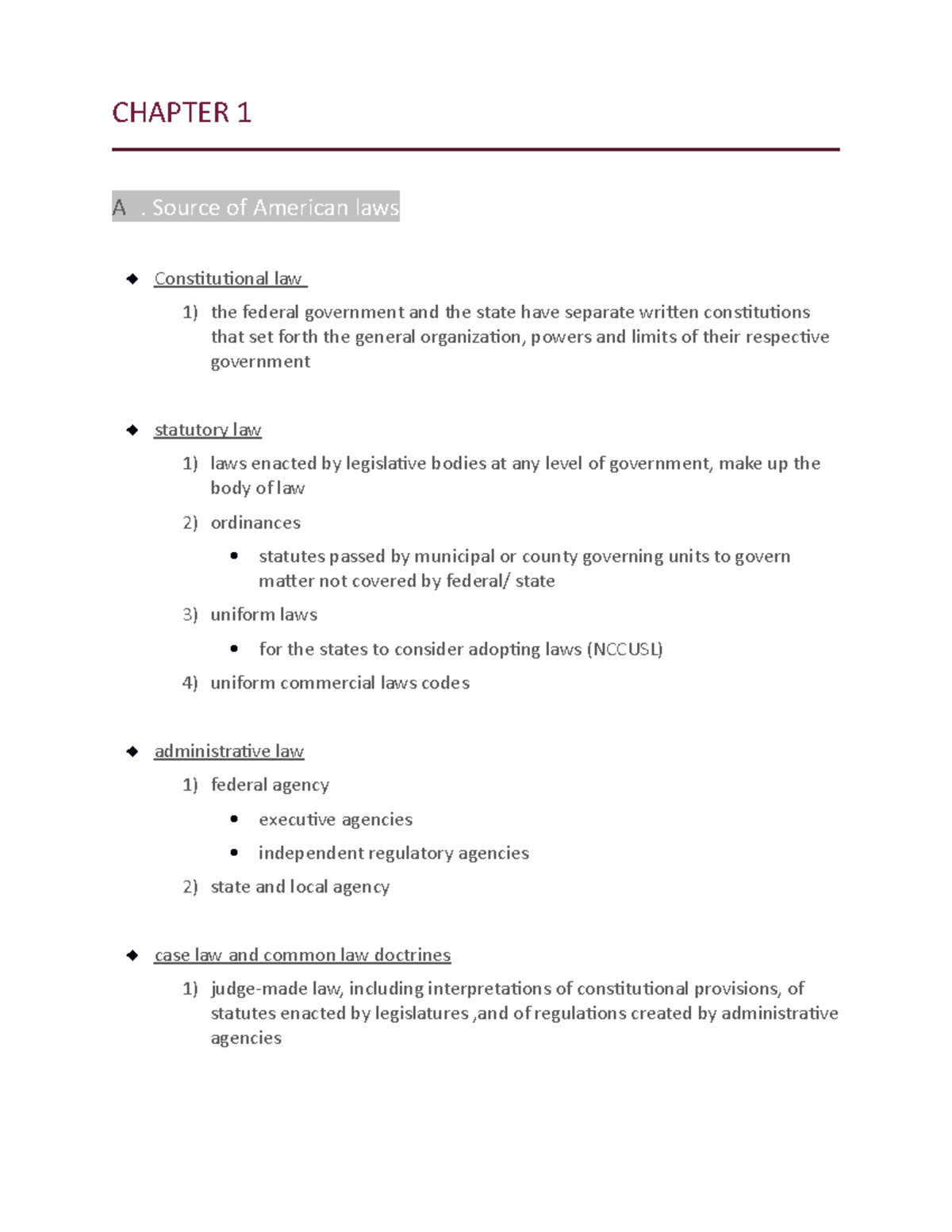 chapter-1-lecture-notes-1-chapter-1-a-source-of-american-laws