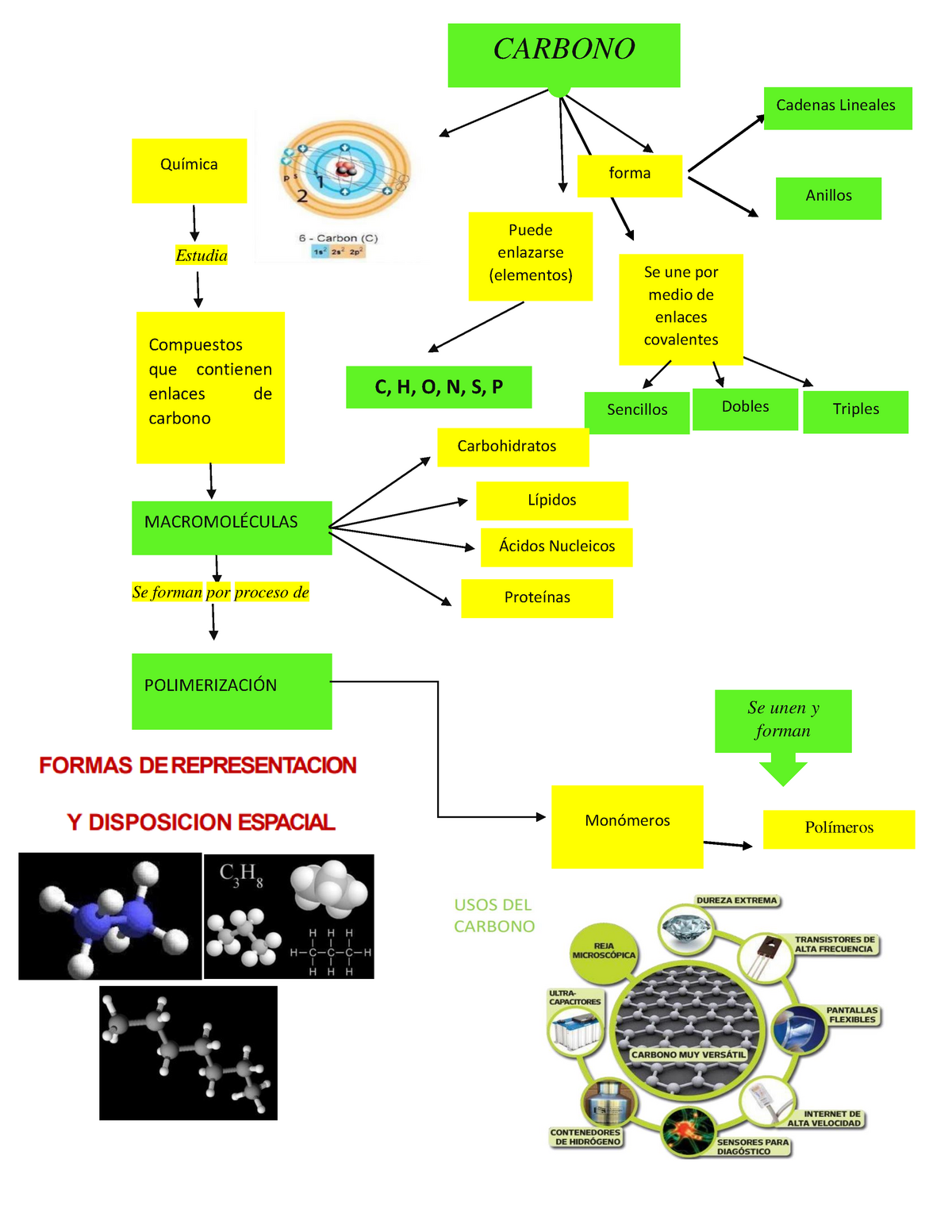 Mapas conceptuales de carbonos y alcanos - Warning: TT: undefined function:  32 Estudia Se forman por - Studocu