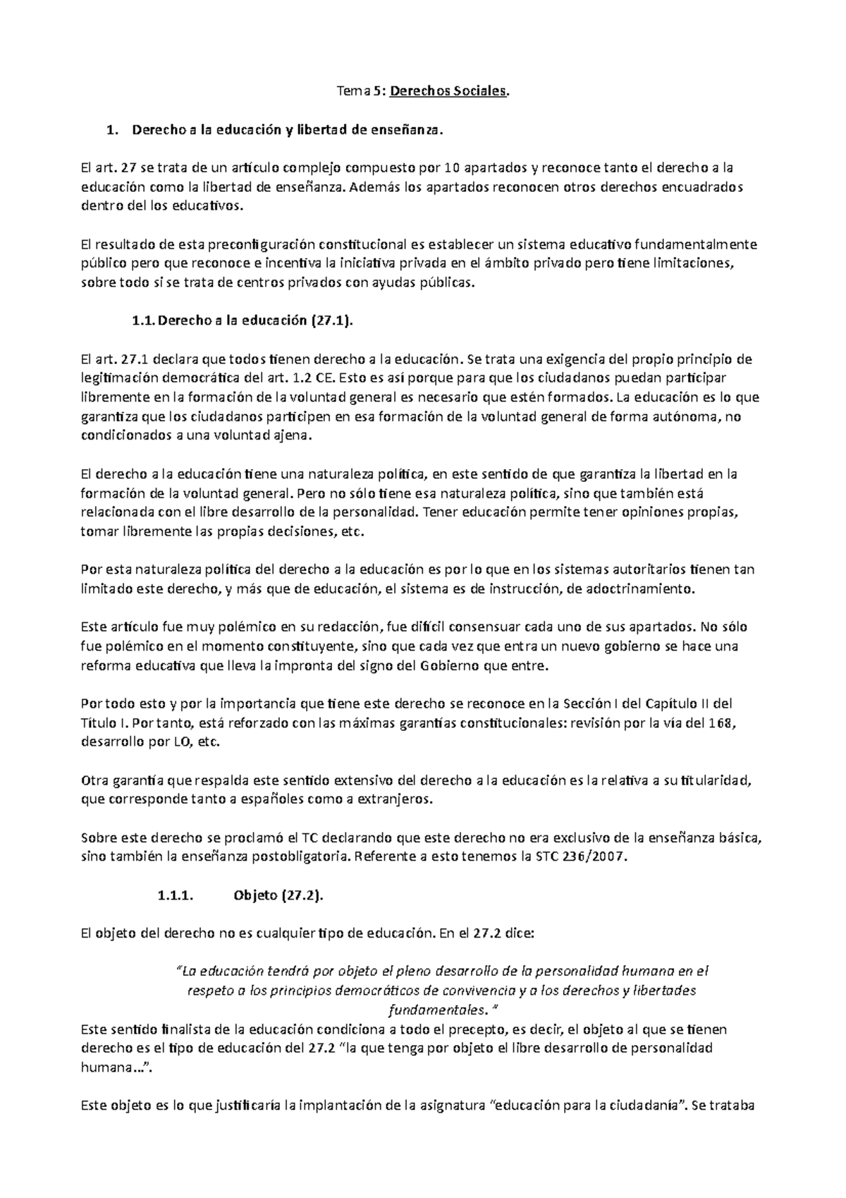 Apuntes, tema 5 - Se trata de apuntes explicados por el profesor y ...