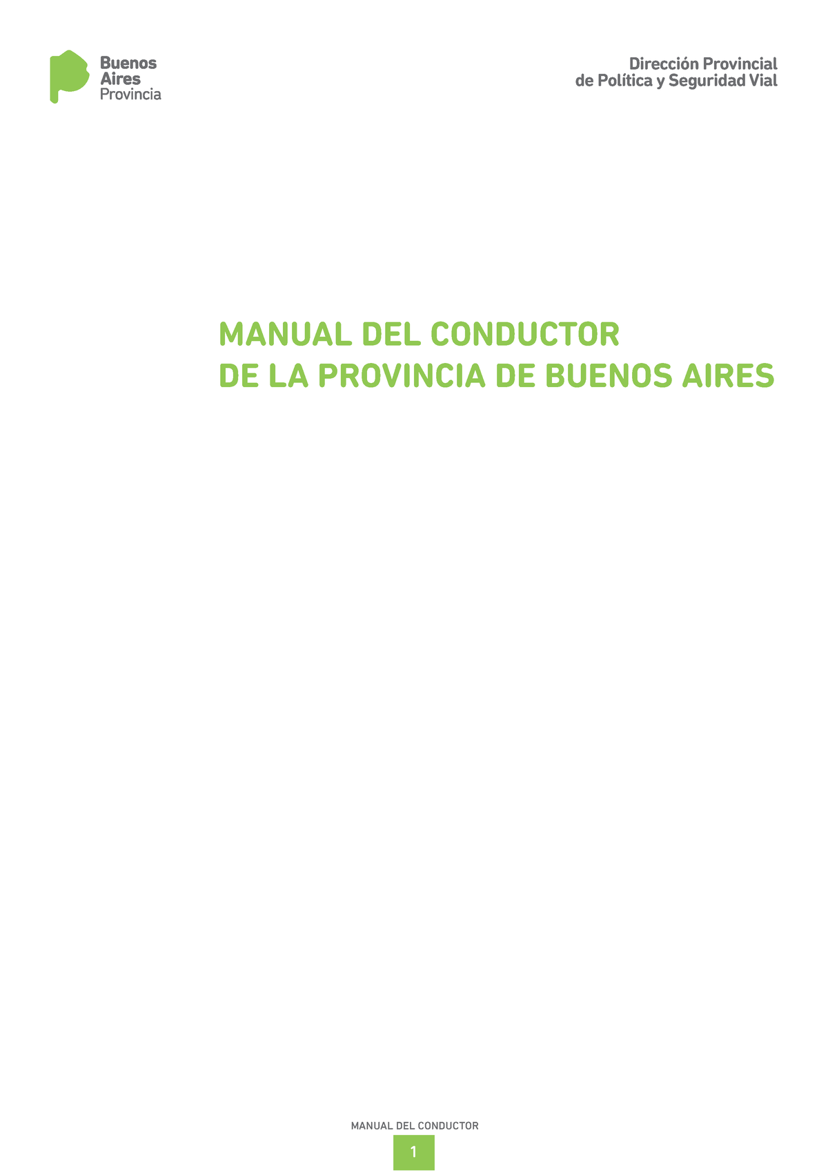 Manual DEL Conductor 2022 MANUAL DEL CONDUCTOR de Política y