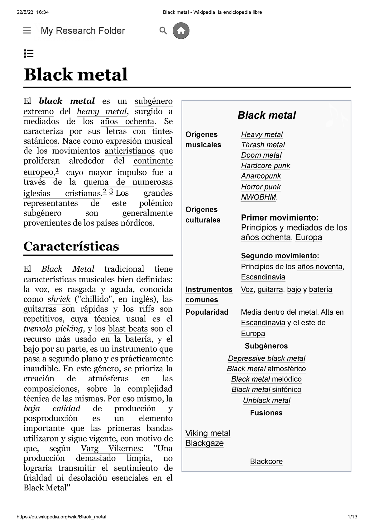 Black metal - Wikipedia