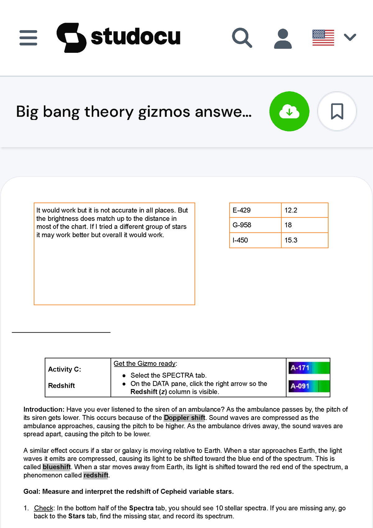 Big Bang Theory Gizmos Answers - Name Date Student Exploration Big Bang ...