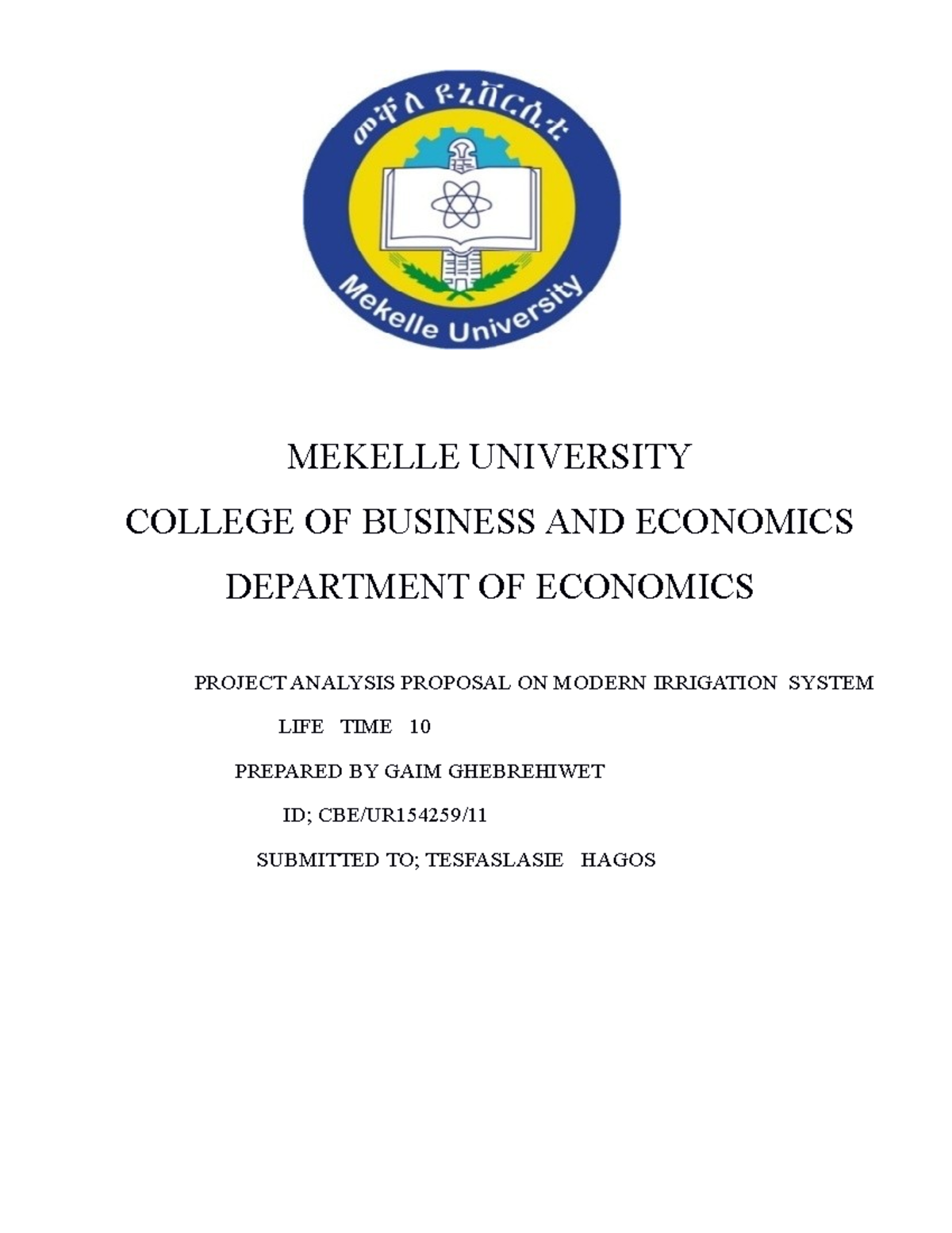 mekelle university research papers pdf