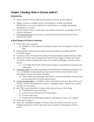 Criminal Justice Final Exam - Date: 24th, November 2020 Criminal ...