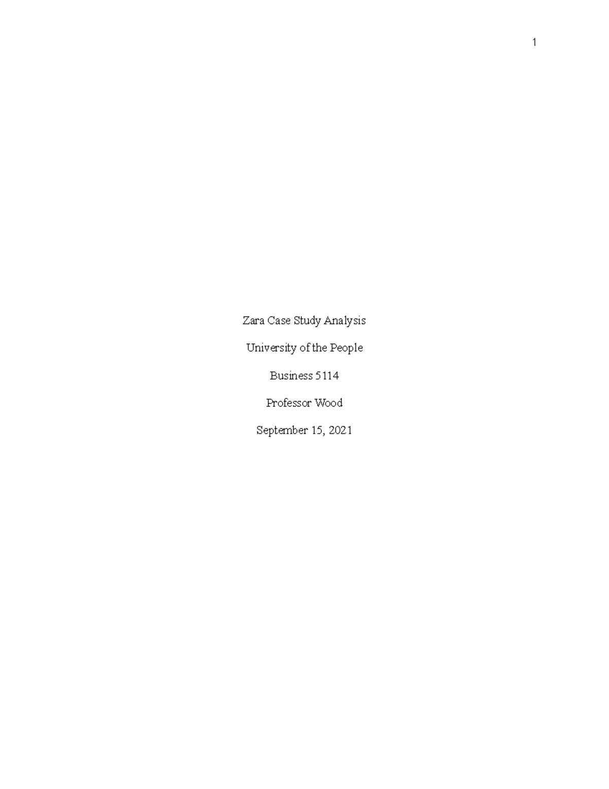 zara crm case study pdf