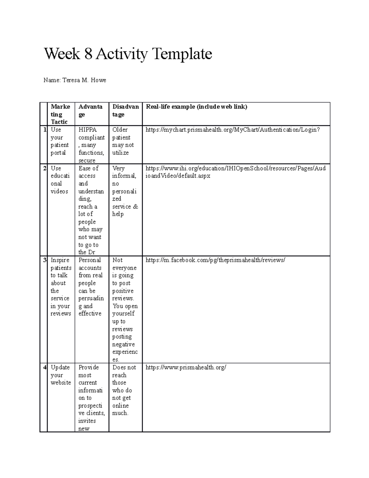 week 4 assignment worksheet chapter 8 telephone techniques