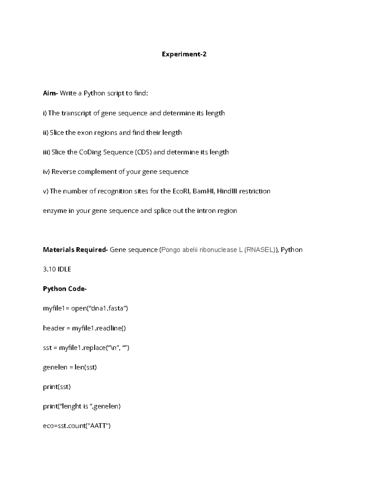 2020B1A40593 P Assignment 3 (1) - Experiment- Aim- Write a Python ...