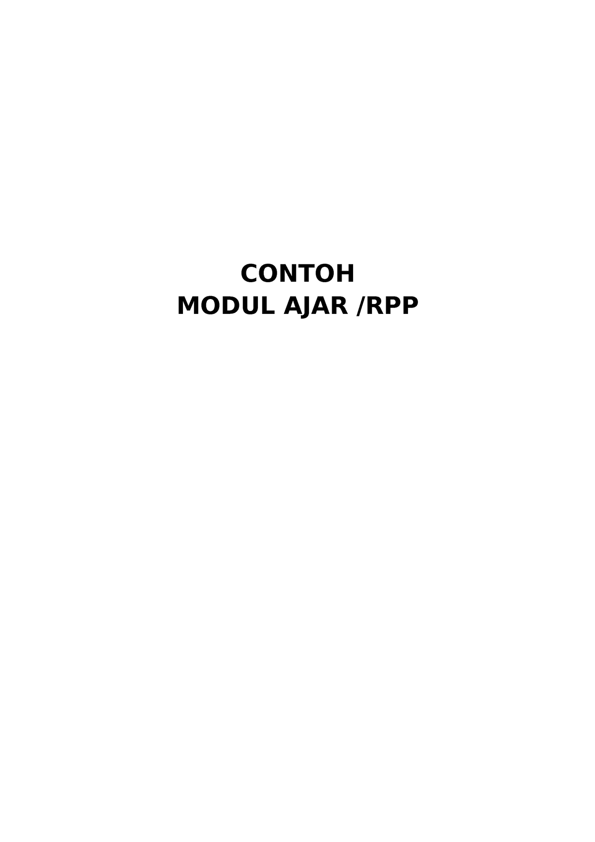 4. Contoh Modul Ajar - CONTOH MODUL AJAR /RPP MODUL AJAR MATEMATIKA ...