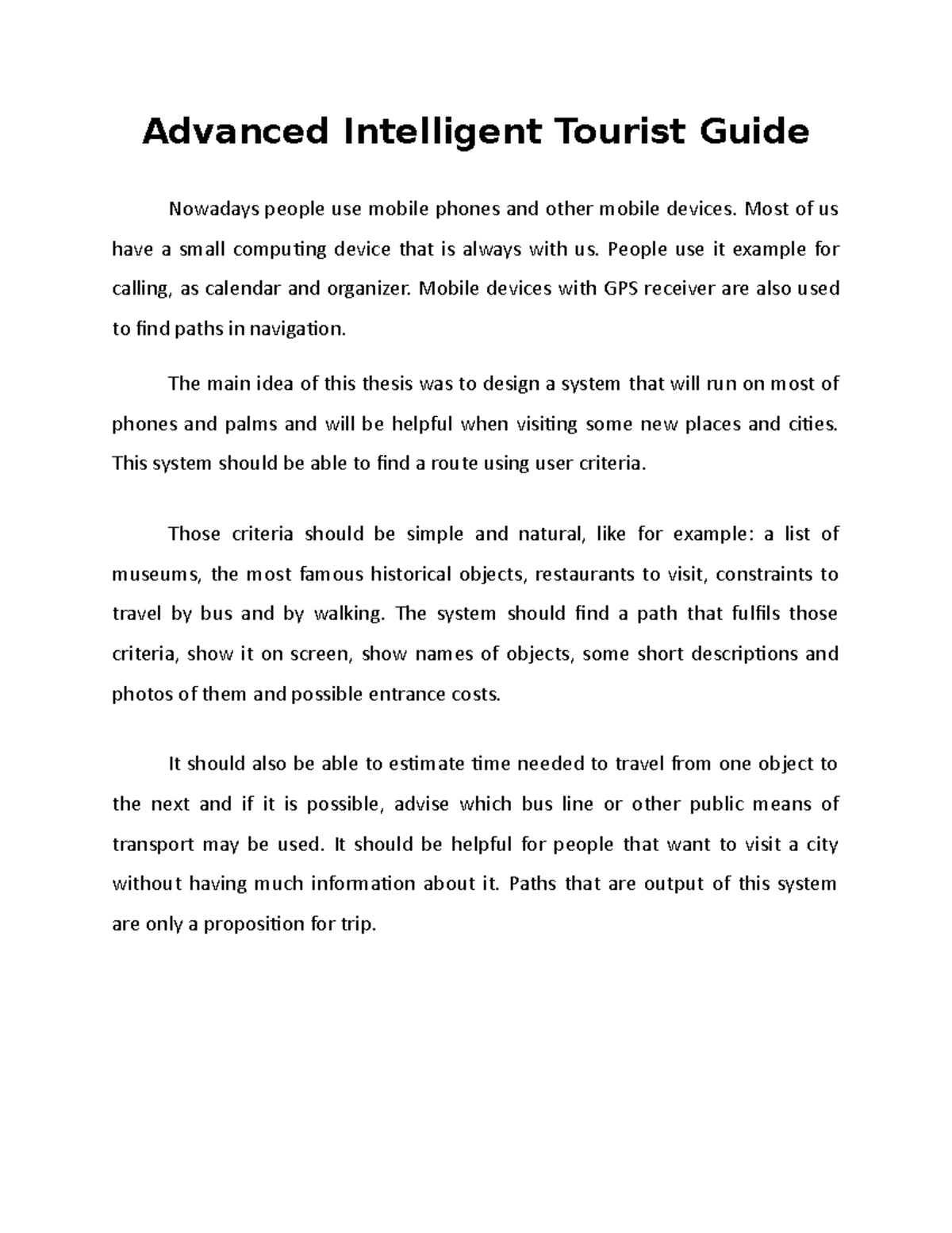 608 Advanced Intelligent Tourist Guide System – VUQCE