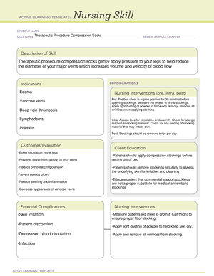 NURSE AID SKILL: Applying Anti embolic Stocking Ted Hose 