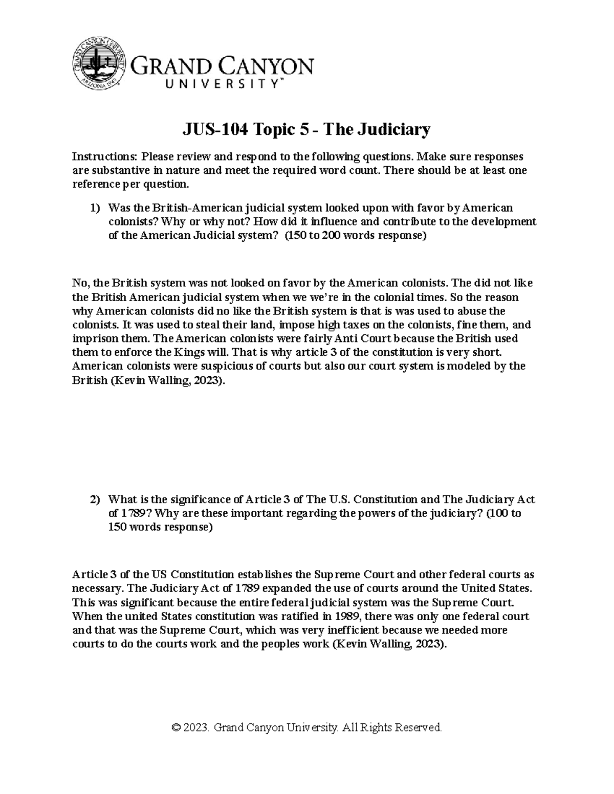 judiciary assignment pdf