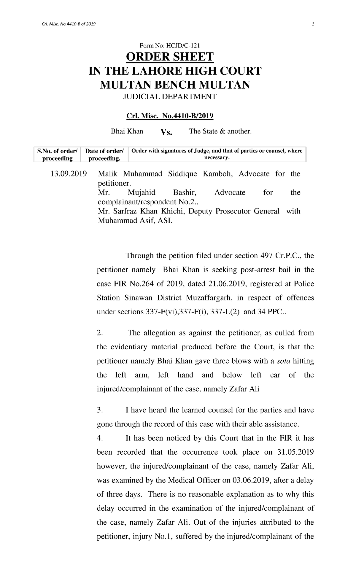 2019-lhc3365-for-students-form-no-hcjd-c-order-sheet-in-the