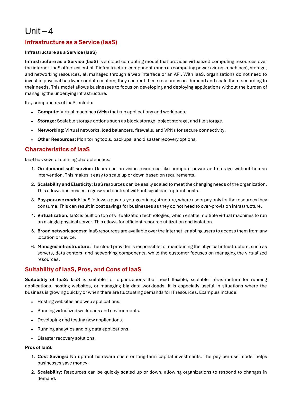 Unit - 1 CC - Nothing - Unit – 1 Cloud Computing Cloud Computing is a ...