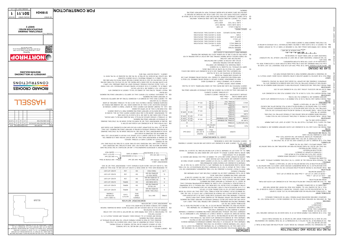 S180424 - S01.11- 1- Specification Notes - Sheet 2 - NOI TCURTSNOC DNA ...