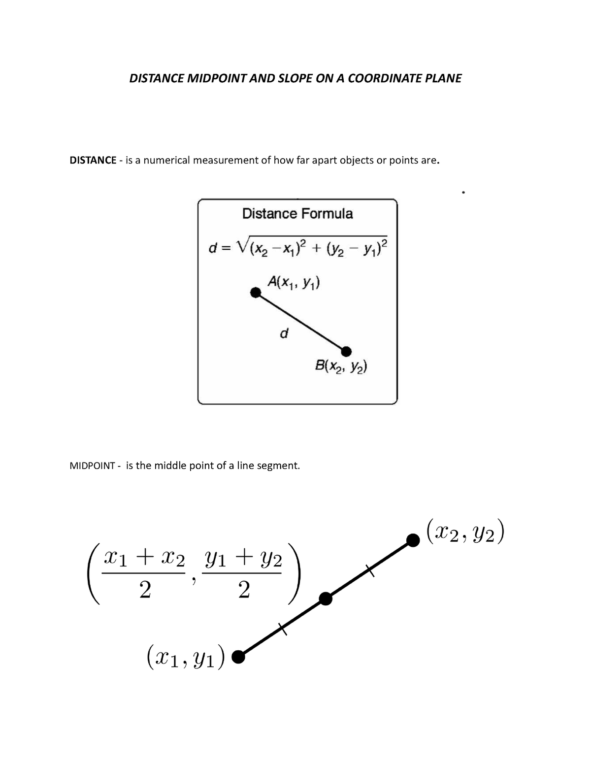 distance-midpoint-and-slope-on-a-coordinate-plane-230531-221129