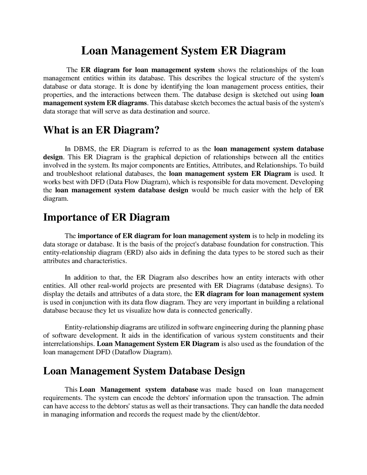 loan management system thesis pdf