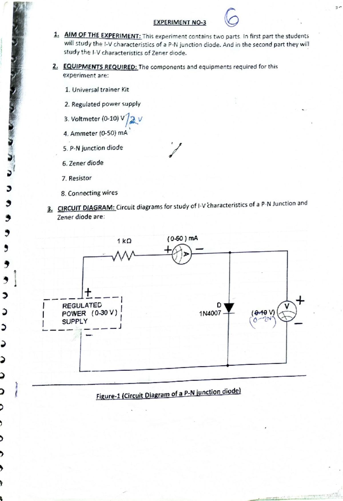 Exp 3 Basic Electrical Lab Manual for Experiment No 3 Basic