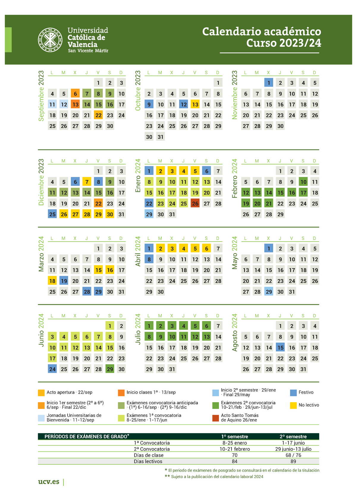 Calendario Académico - Abc - - Studocu