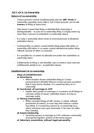 IURI 271 SU 1 - Summary Criminal Procedure - IURI 271: SU 1 SU 1 ...