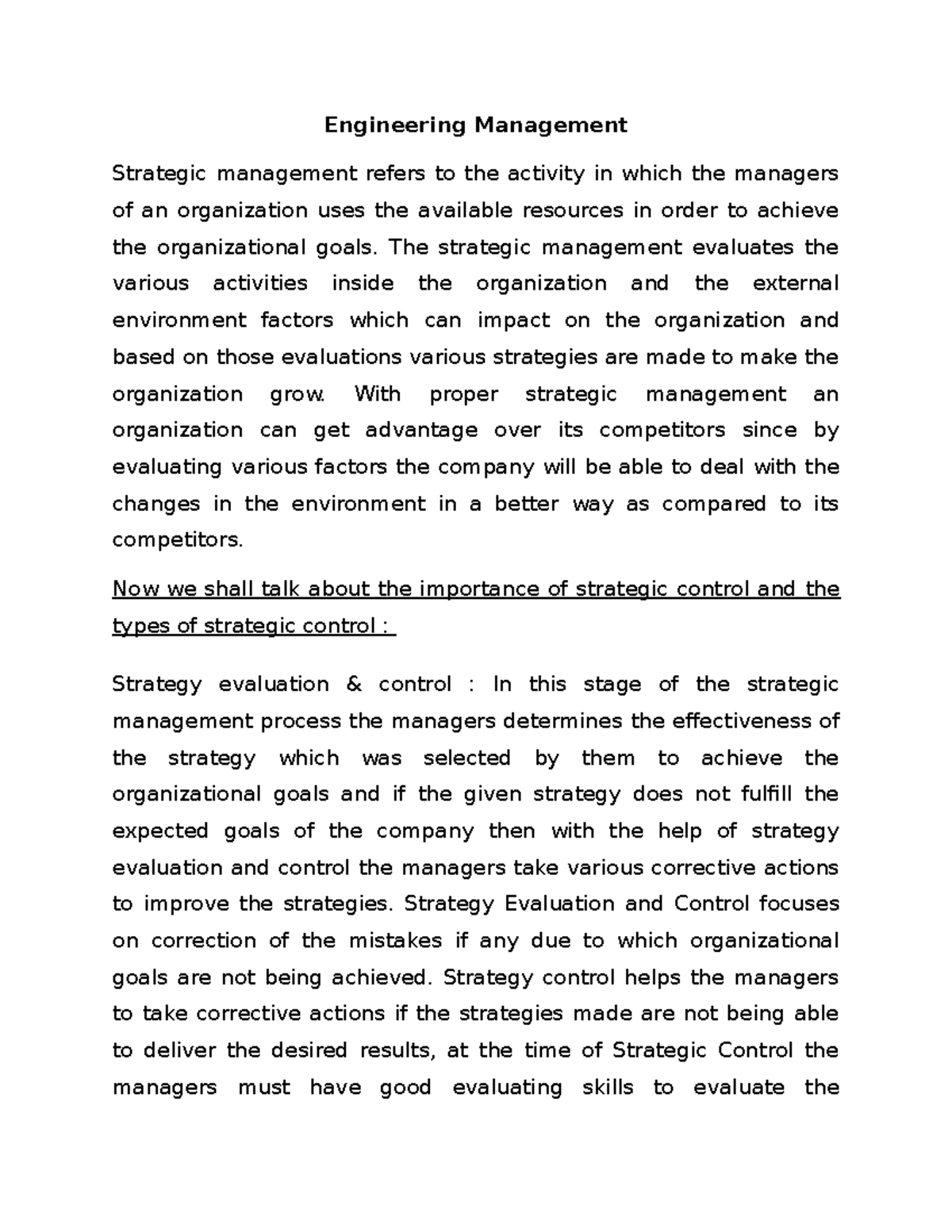 engineering management dissertation examples