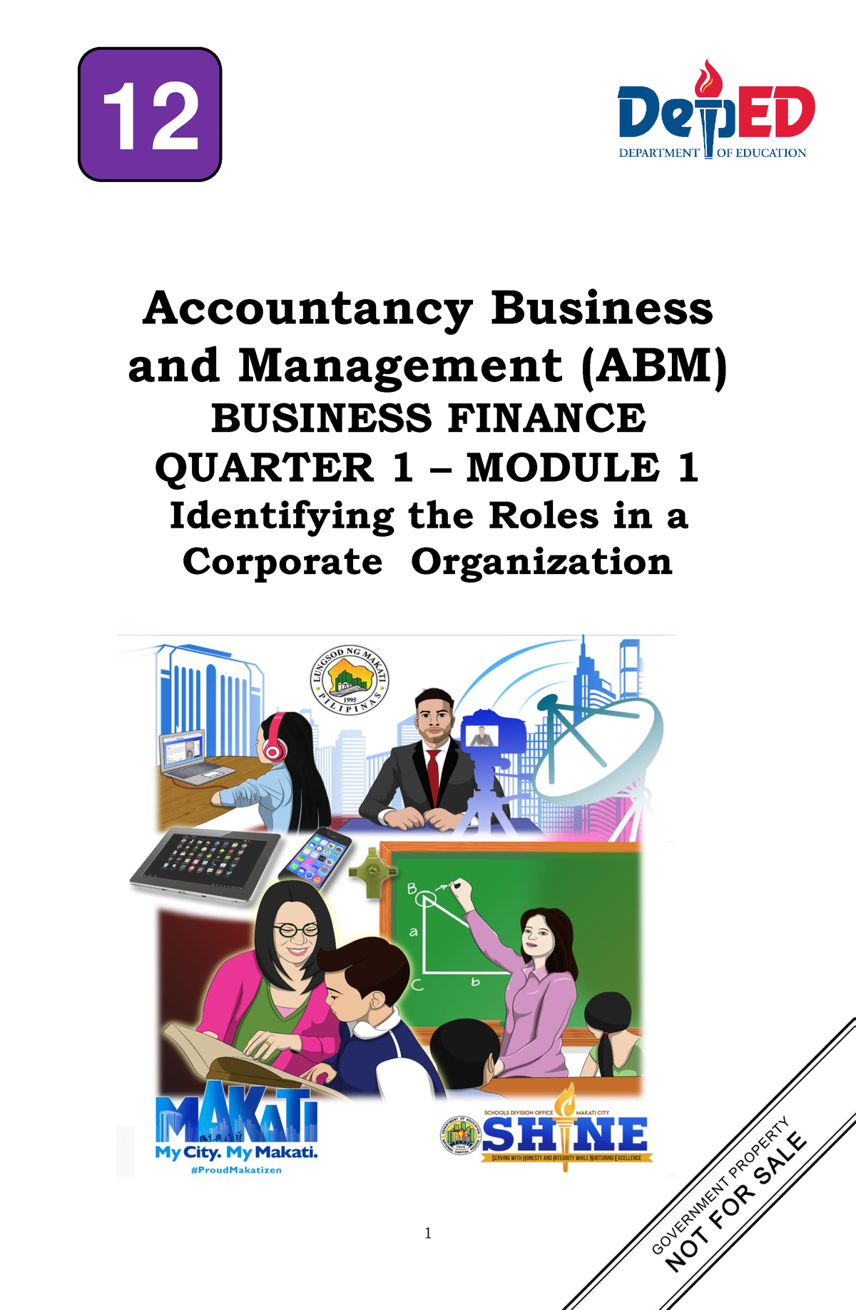 ABM Gr12 Bus Finance Q3 Week 1 Module - Accountancy Business And ...