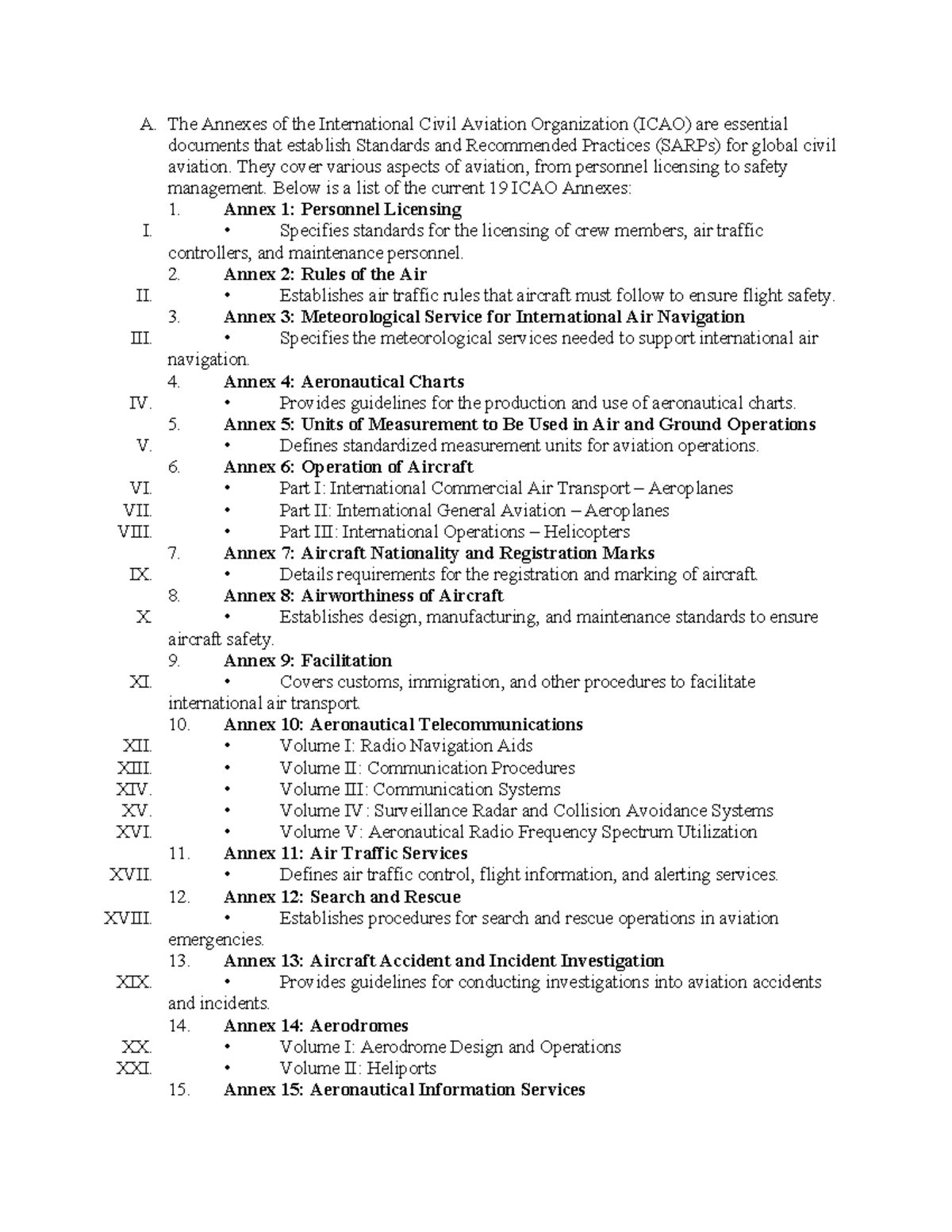 Public International Air Law