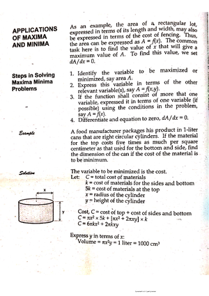 Basic Power Formulas - Notes - Calculus 1 - Studocu