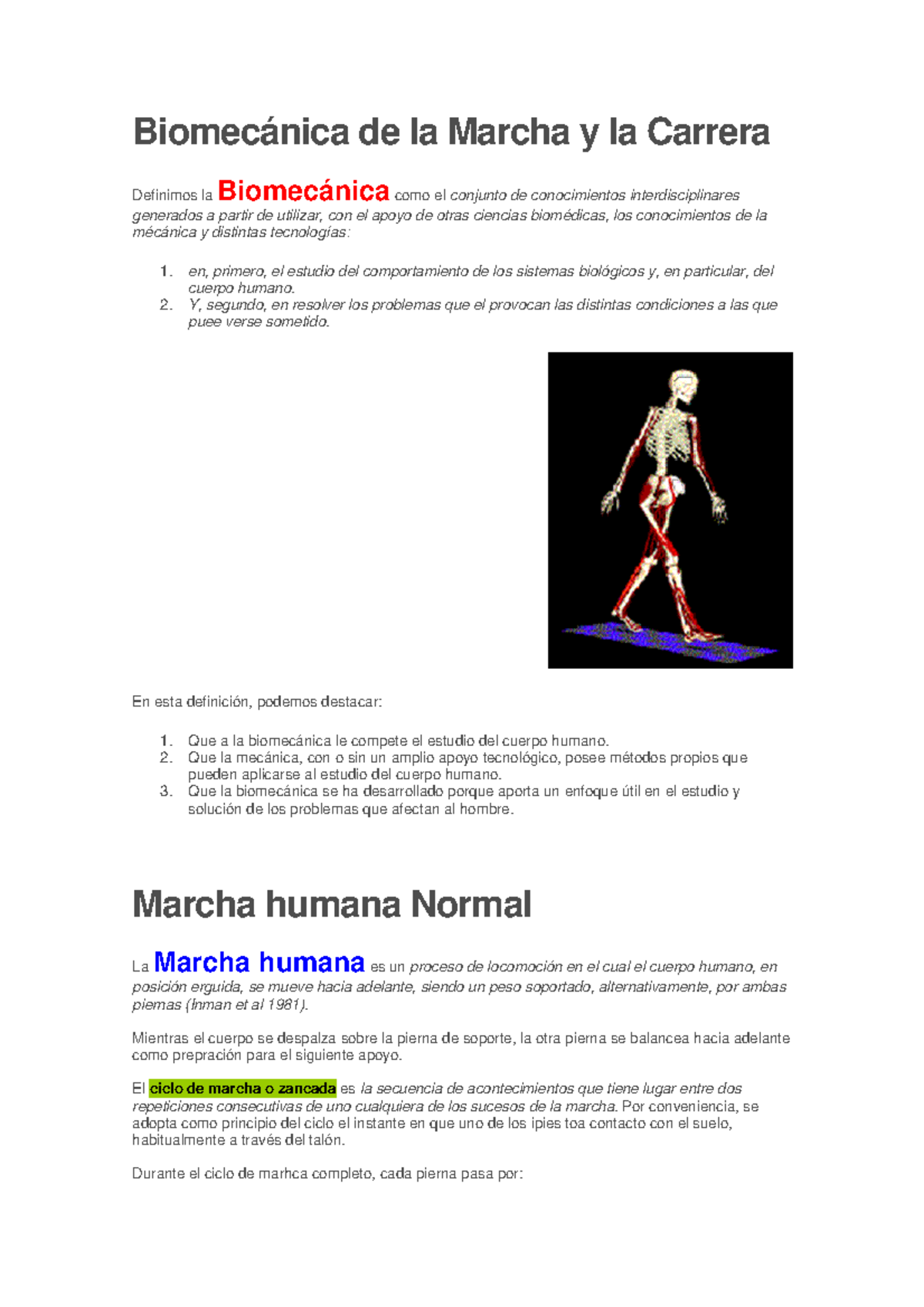 Análisis Y Evaluación De La Biomecánica De La Marcha, Fisioterapia ...