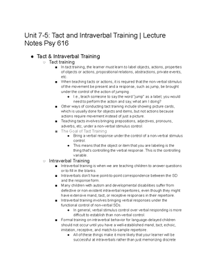 Lecture Notes Unit 1 - Unit 1.2 Basic Concepts | Psy616 - Lecture Notes ...
