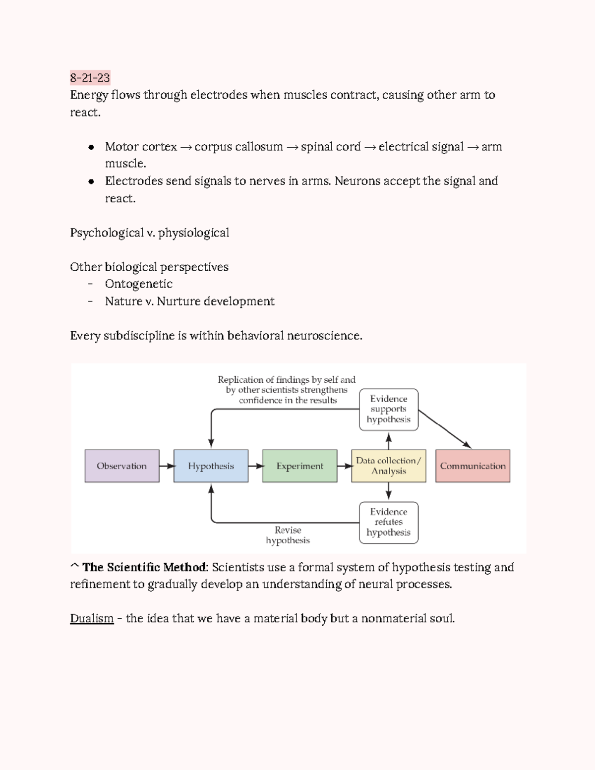 🧠 PSYC 273 Unit 1 - Dr. Omelian Unit 1 psyc 273 notes - 8-21- Energy ...