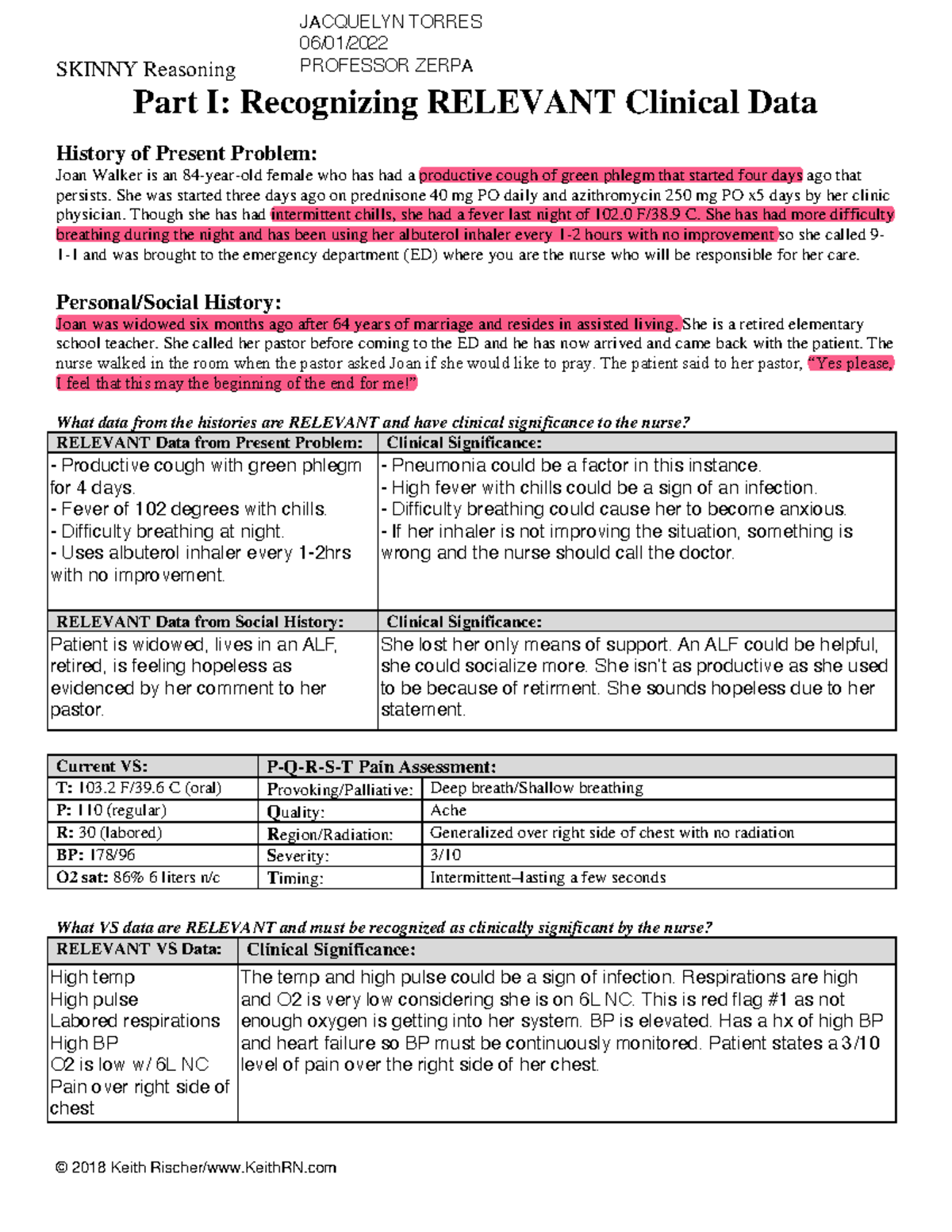 keith rn copd case study