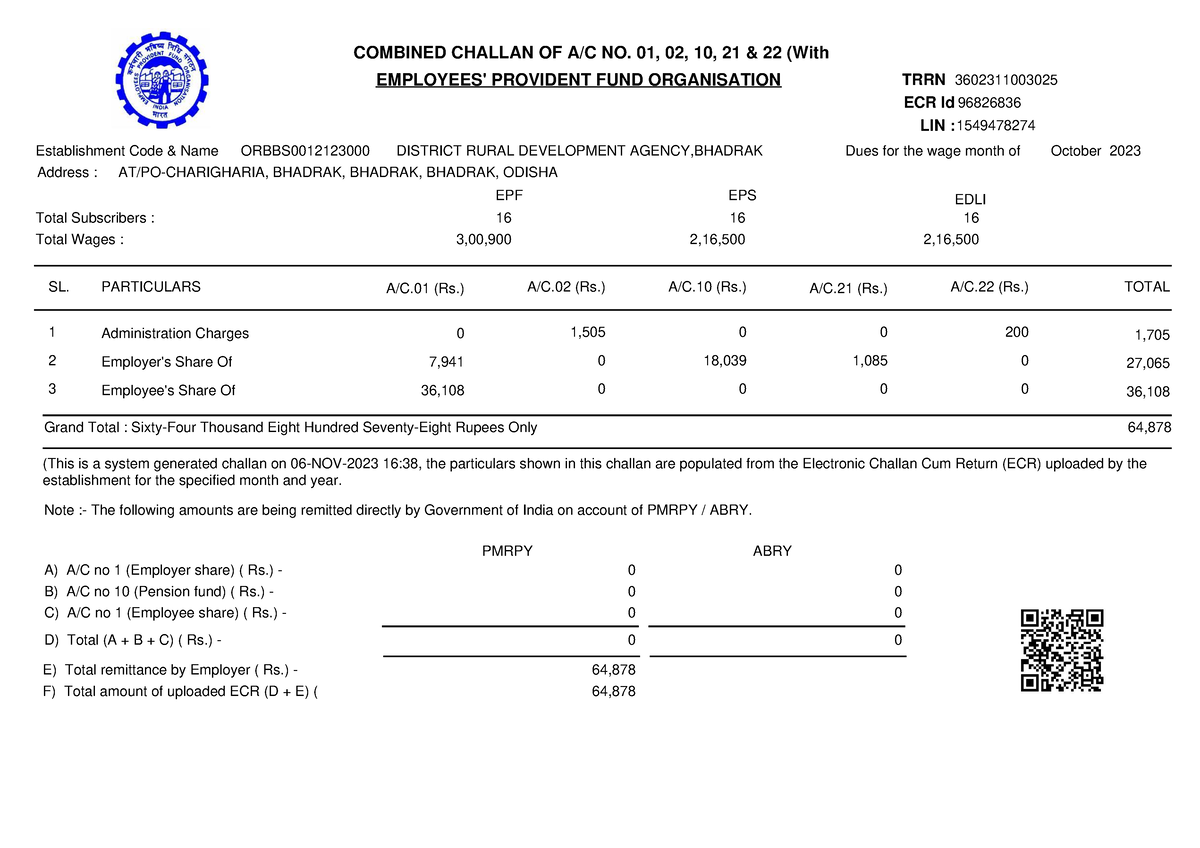 Oct 2024 Finabnce COMBINED CHALLAN OF A C NO 01 02 10 21 22   Thumb 1200 848 