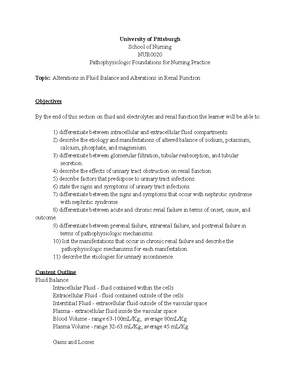 Patho Exam 3 Key Points - Pathophysiology Key Points for Exam 3 ...
