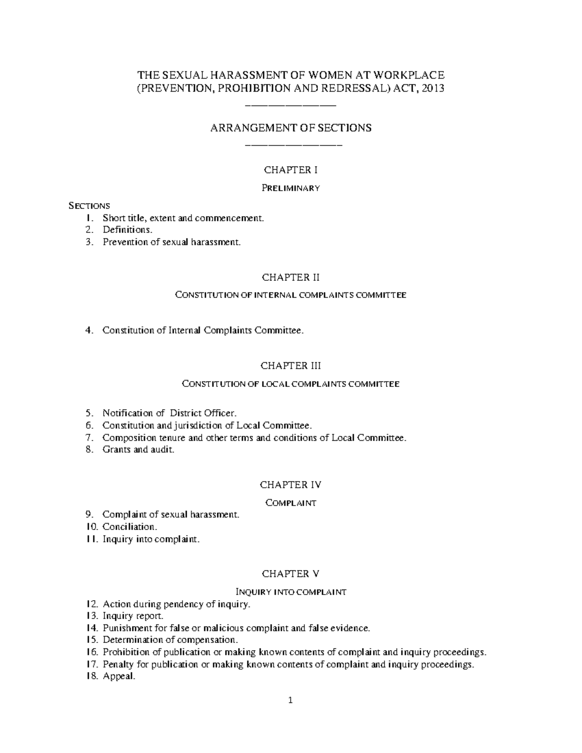 Unit 5 - Women's rights Foundation course notes - THE SEXUAL HARASSMENT ...
