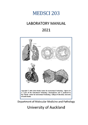 21 Medsci 3 Lab Manual Studocu