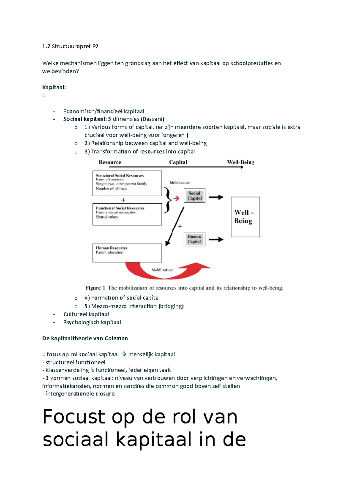 1.7 Structuuropzet En Uitwerking Van Probleem 2. - 1 Structuuropzet P ...