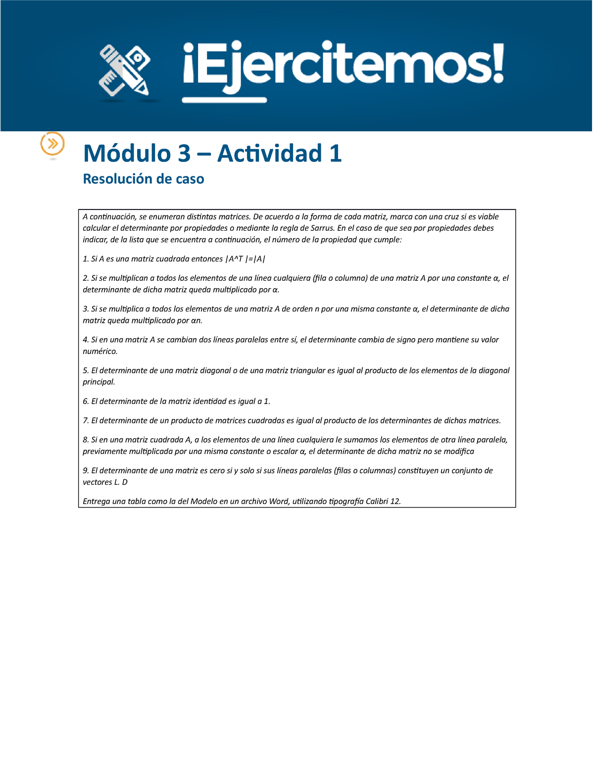 Act 1 Modulo 3 - Actividades - Módulo 3 – Actividad 1 Resolución De ...