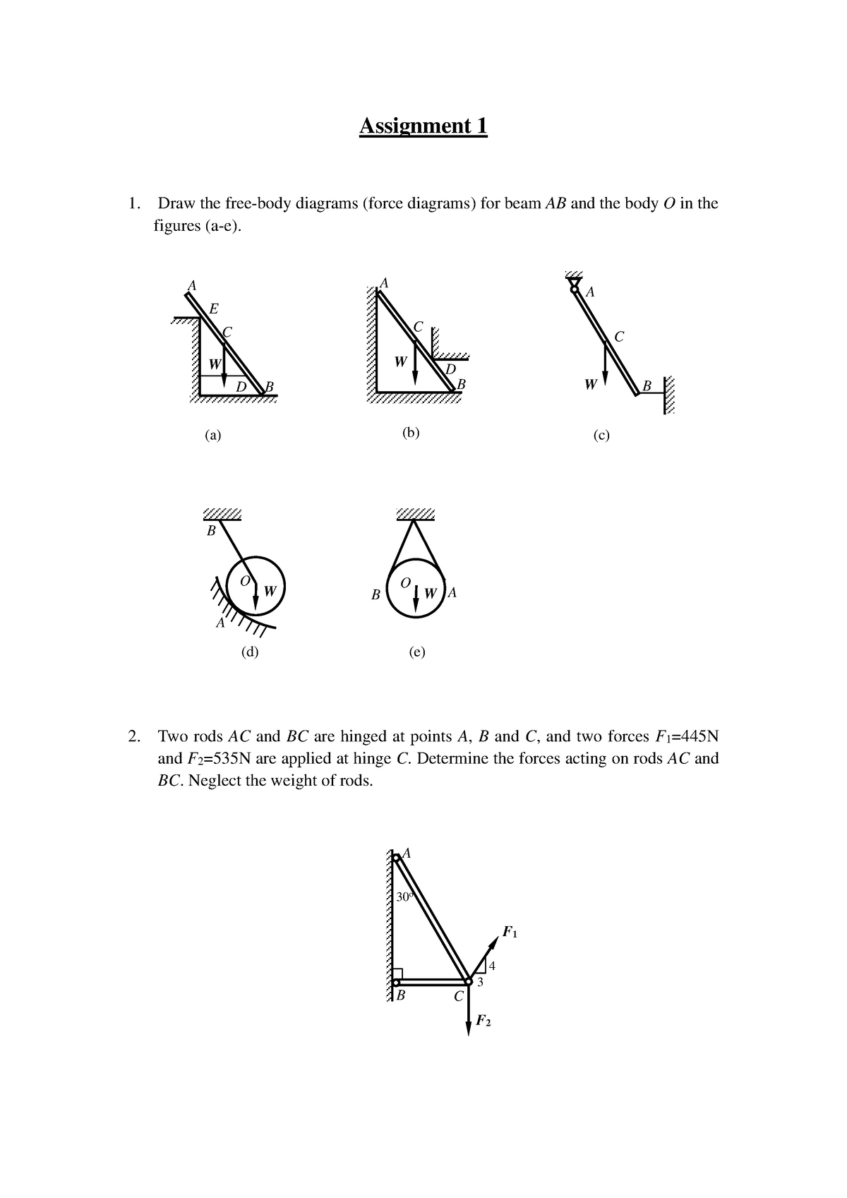 assignment-1-draw-the-free-body-diagrams-force-diagrams-for-beam-ab