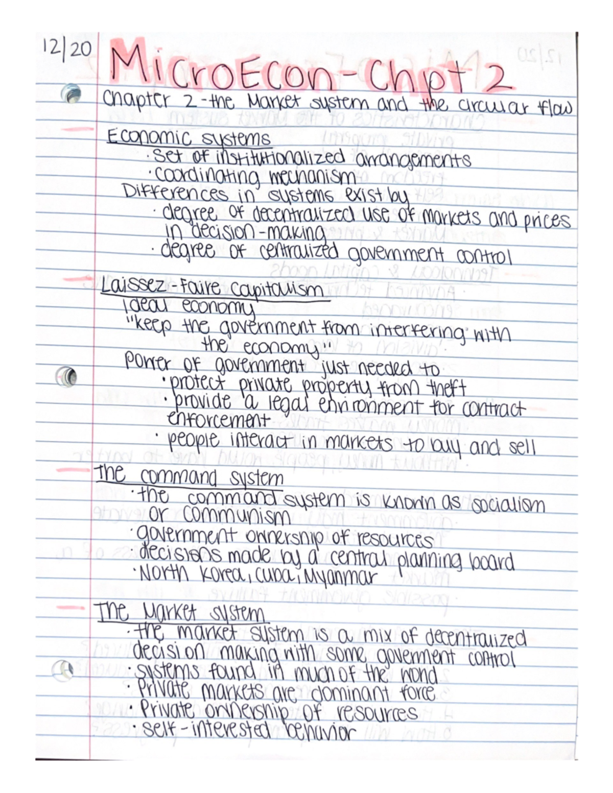Micro Economics Chapter 2 - ECON 102 - Studocu