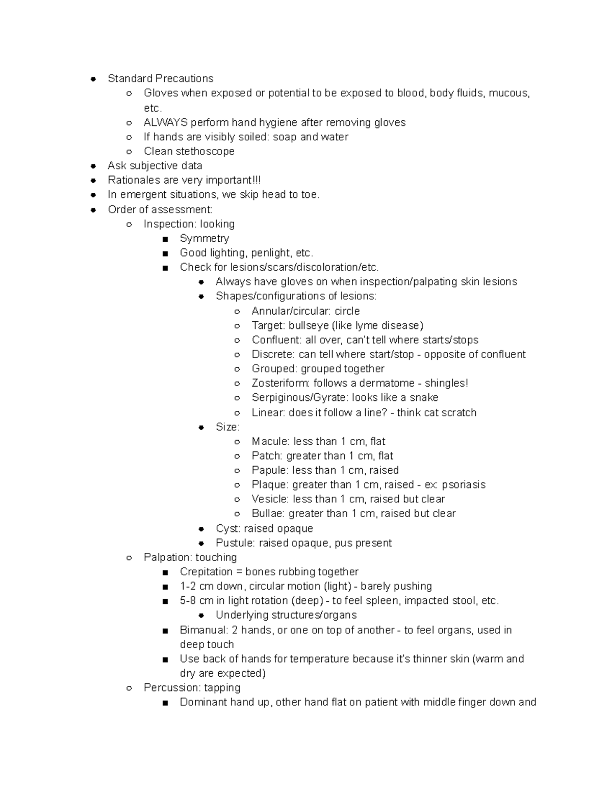 assessment-techniques-skin-assessment-standard-precautions-gloves