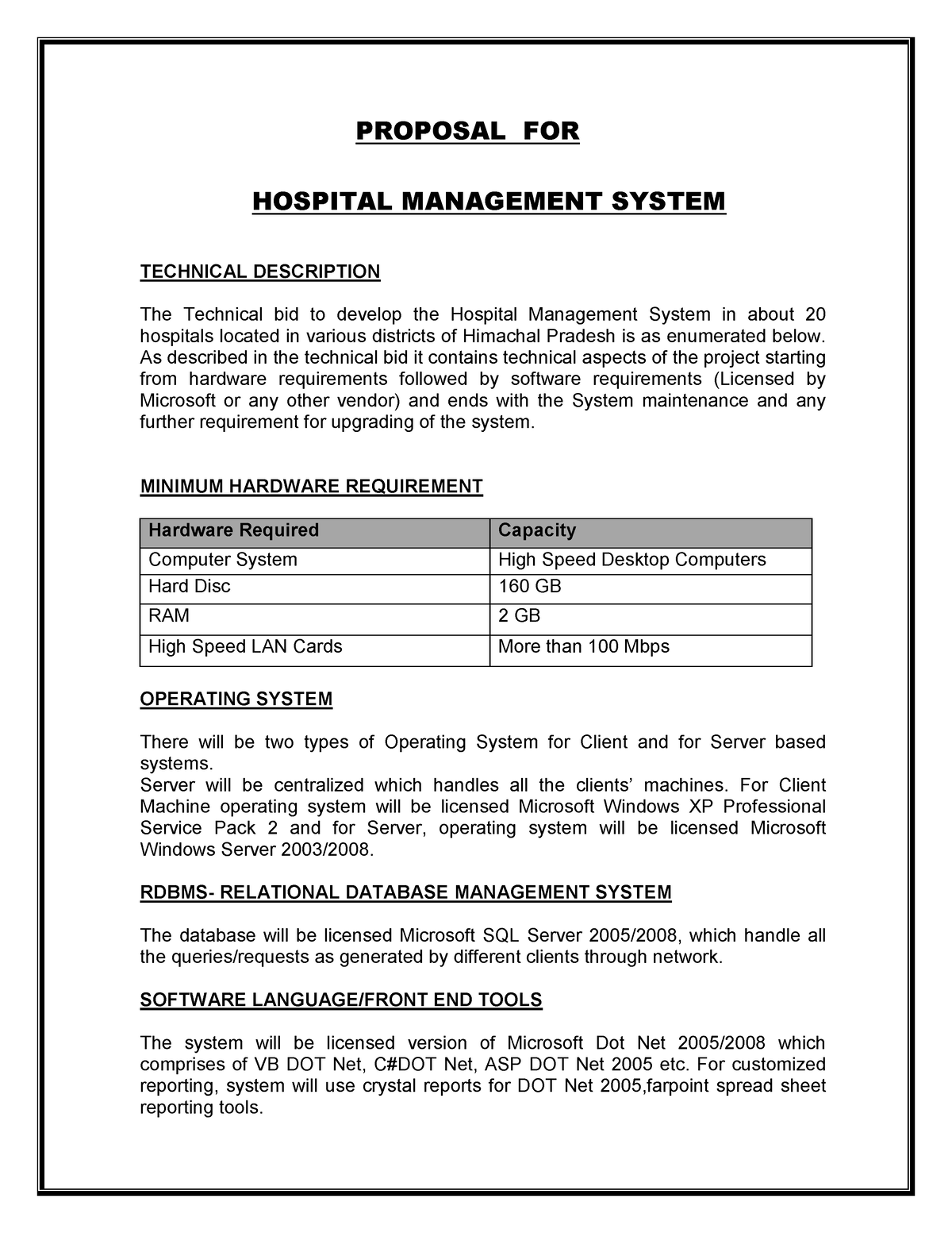 proposal-for-hospital-management-system-proposal-for-hospital