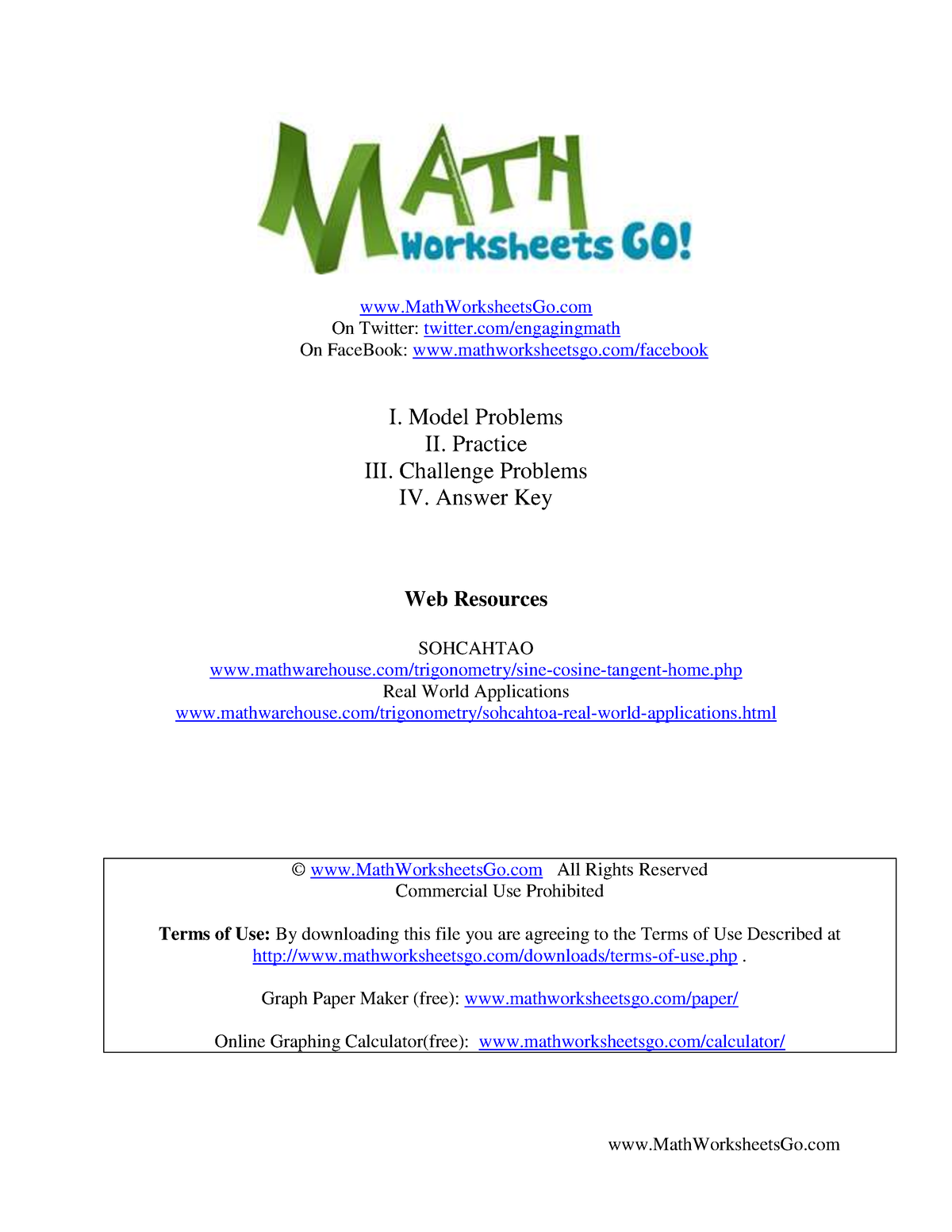 real-world-sohcahtoa-worksheet-mathworksheetsgo-on-twitter-twitter